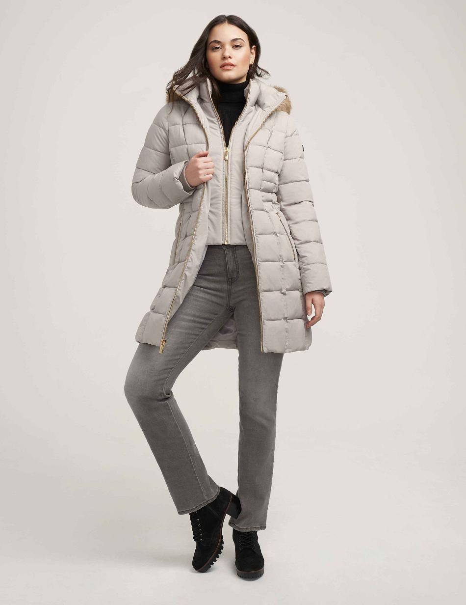 Vêtements D'extérieur Anne Klein Encapuchonné Puffer Coat   | MPR-2845270